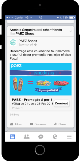 passworks distributed the campaign through facebook ads